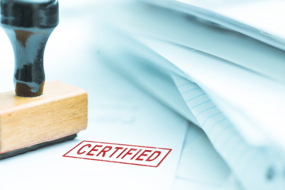 Zertifikate/Prüfungszeugnisse